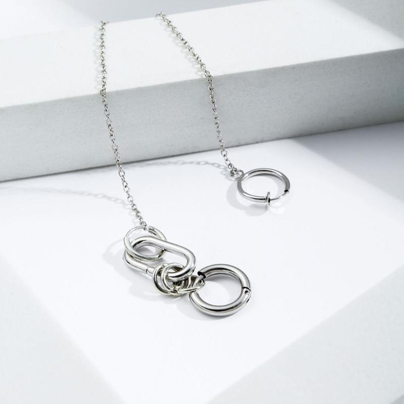 A52E Chain Linked Earrings Hin - Body Jewelry Materials recension och pris