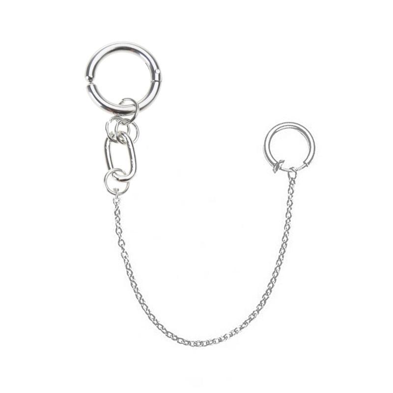A52E Chain Linked Earrings Hin - Body Jewelry Materials recension och pris