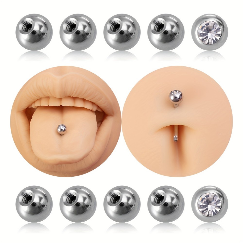 10pcs Piercing Balls 3mm 5mm S - Body Jewelry In Store recension och pris