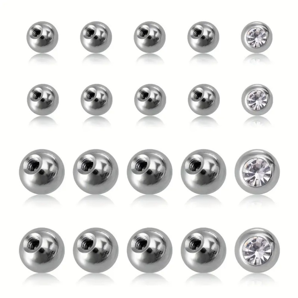 10pcs Piercing Balls 3mm 5mm S - Body Jewelry In Store recension och pris