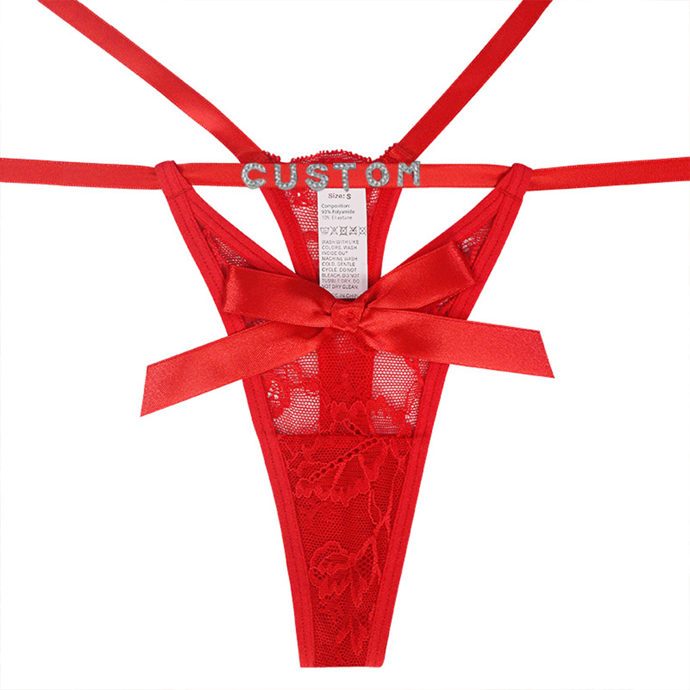 Custom Name Thongs Name Underw - Body Jewelry Names recension och pris
