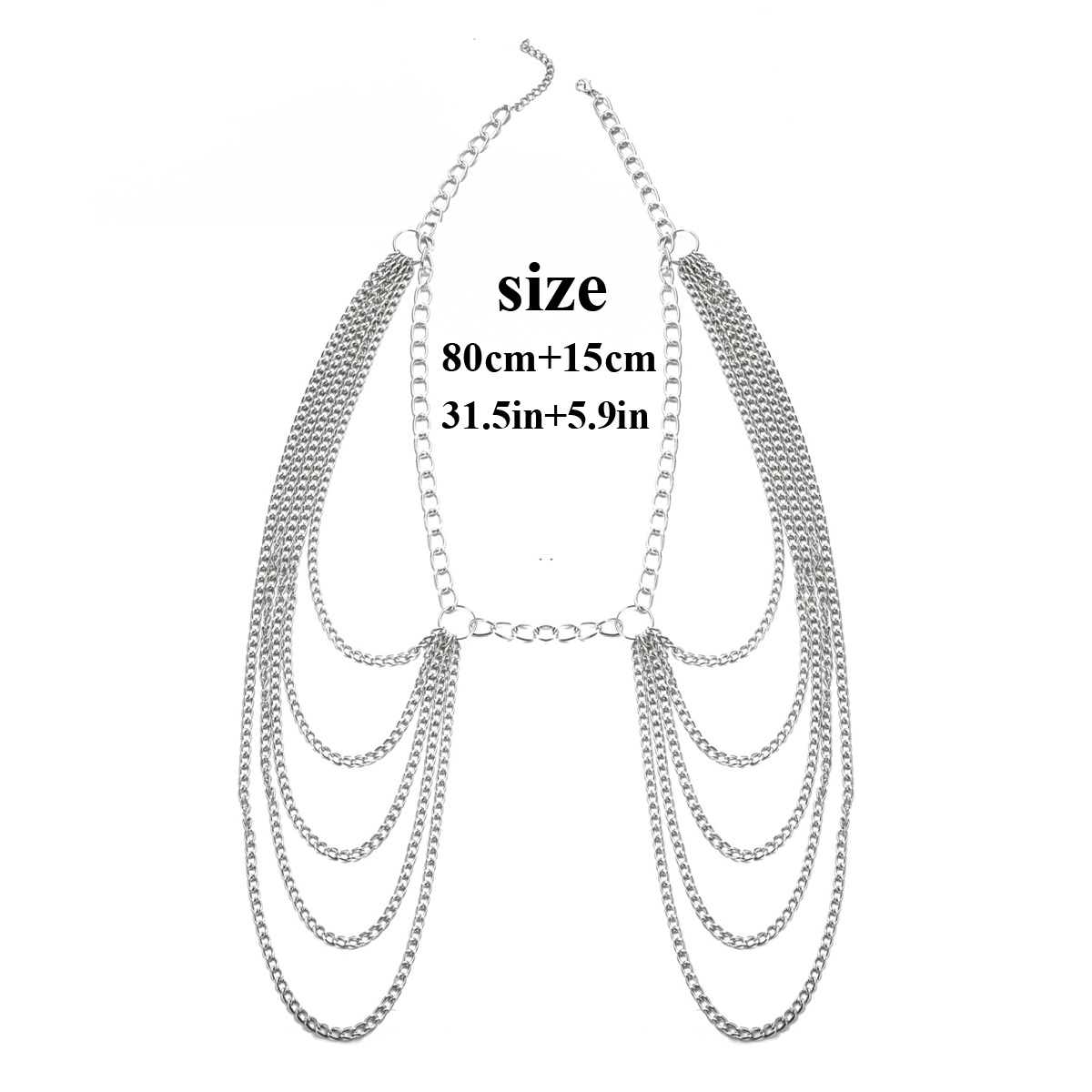 Metal Waist Chain Belt Multila - Body Jewelry Dress recension och pris