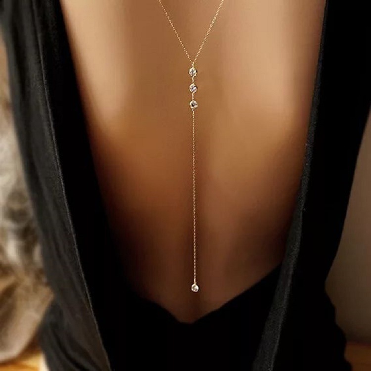 New Rhinestone Sexy Women's Ba - Body Jewelry Dress recension och pris