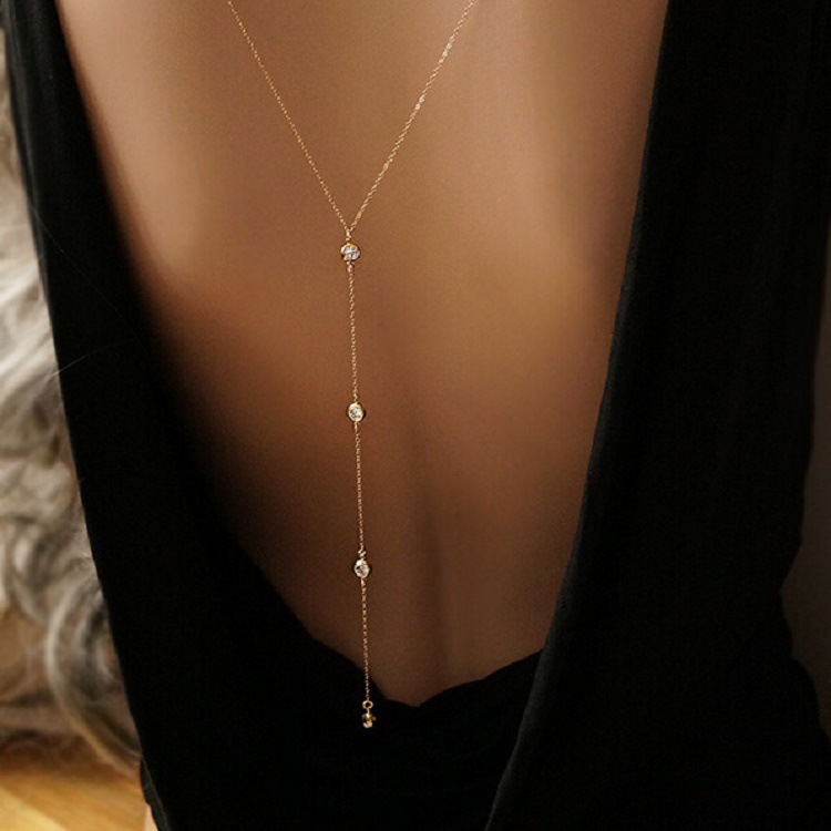 New Rhinestone Sexy Women's Ba - Body Jewelry Dress recension och pris