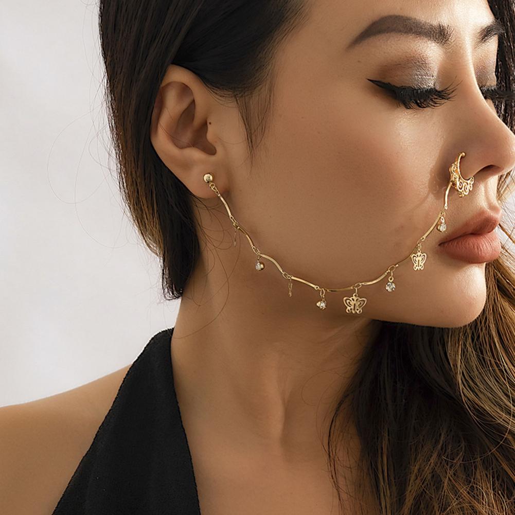 Stud-style Nose Ring Ethnic St - Body Jewelry Unique recension och pris