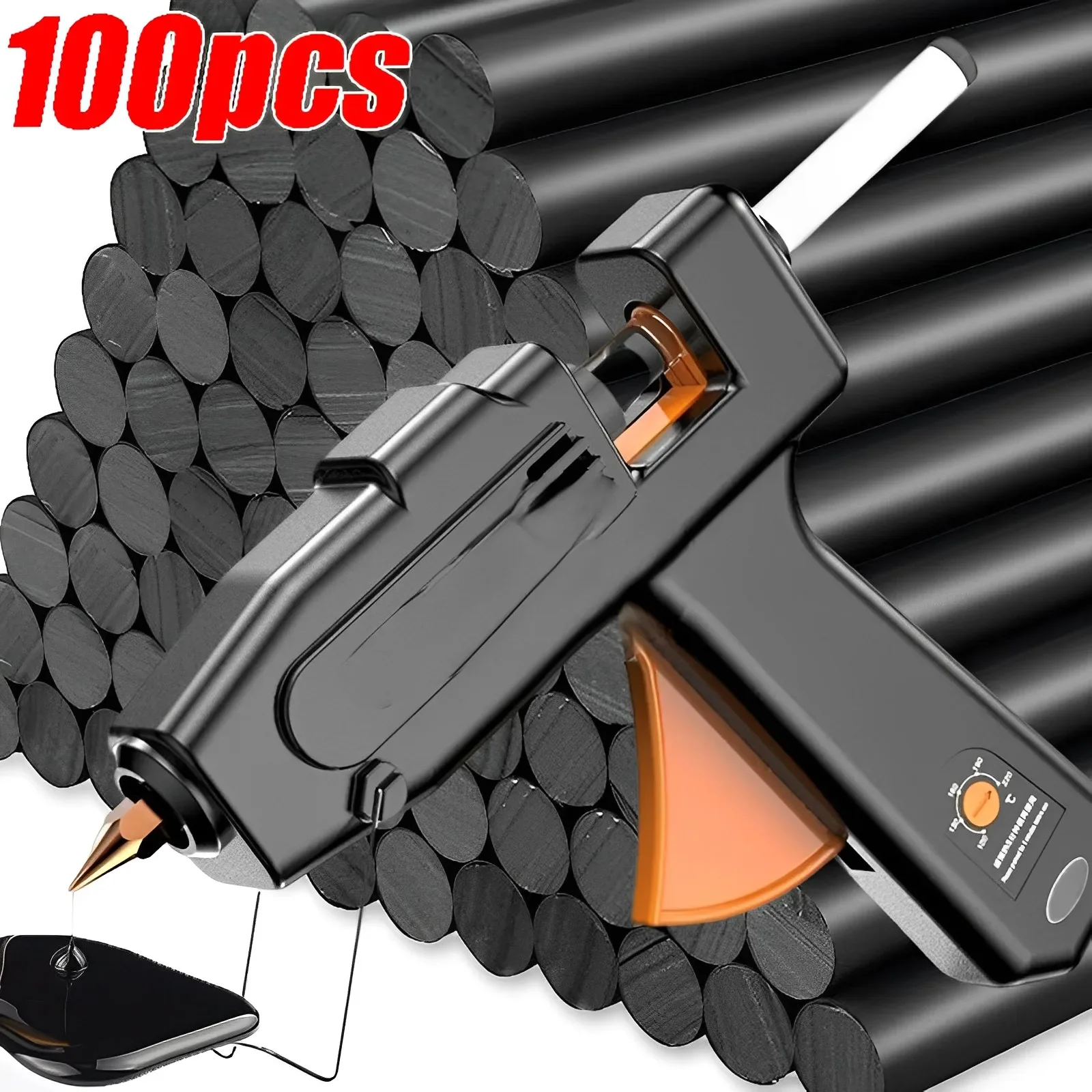 1/10PCCar Hot Melt Glue Sticks - Body Jewelry Glue recension och pris