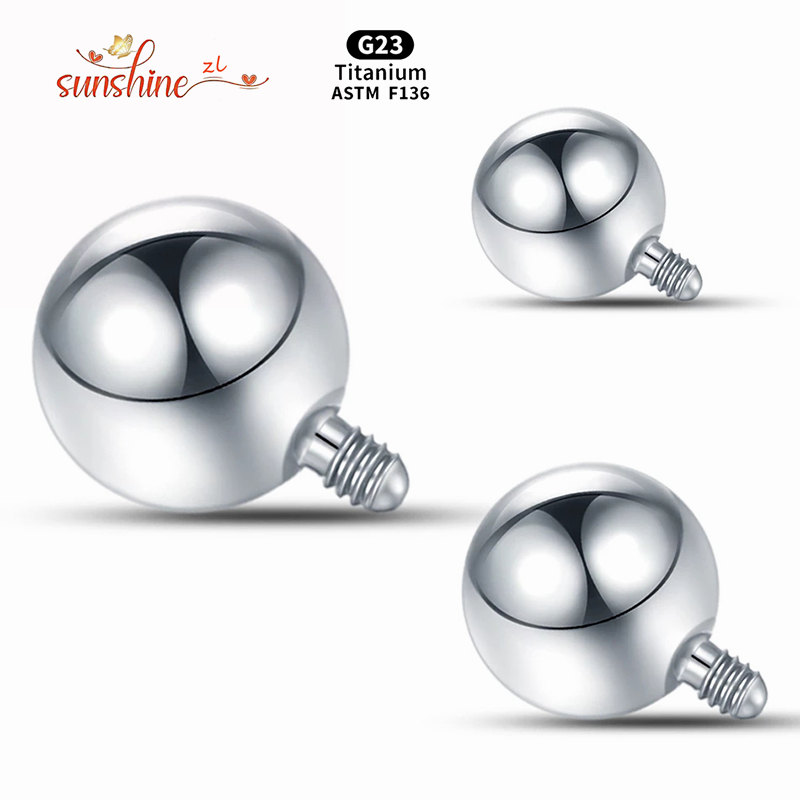 1PCS Internally Threaded Ball  - Body Jewelry Dermal recension och pris