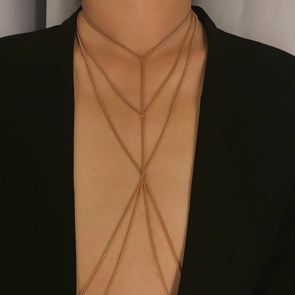 IngeSight.Z Simple Style Chain - Body Jewelry Necklace recension och pris