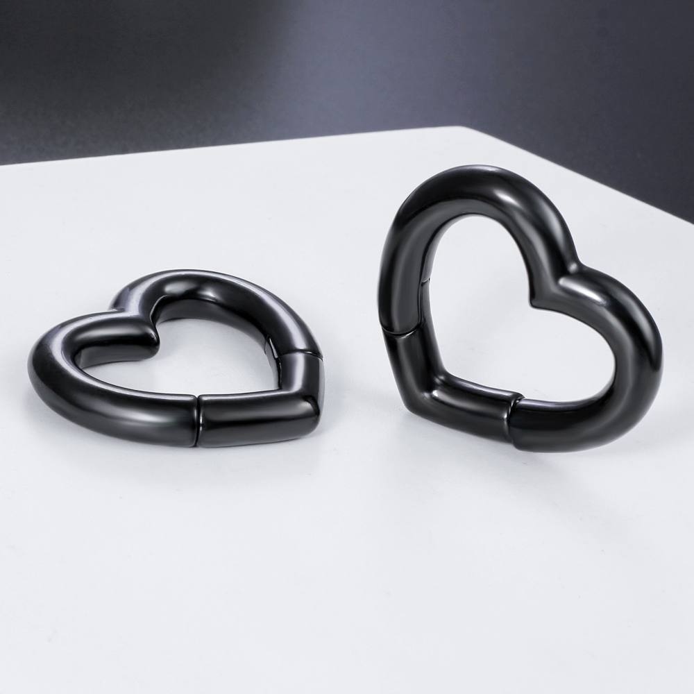 Twolobes 2PCS Heart 316 Stainl - Body Jewelry Hangers recension och pris