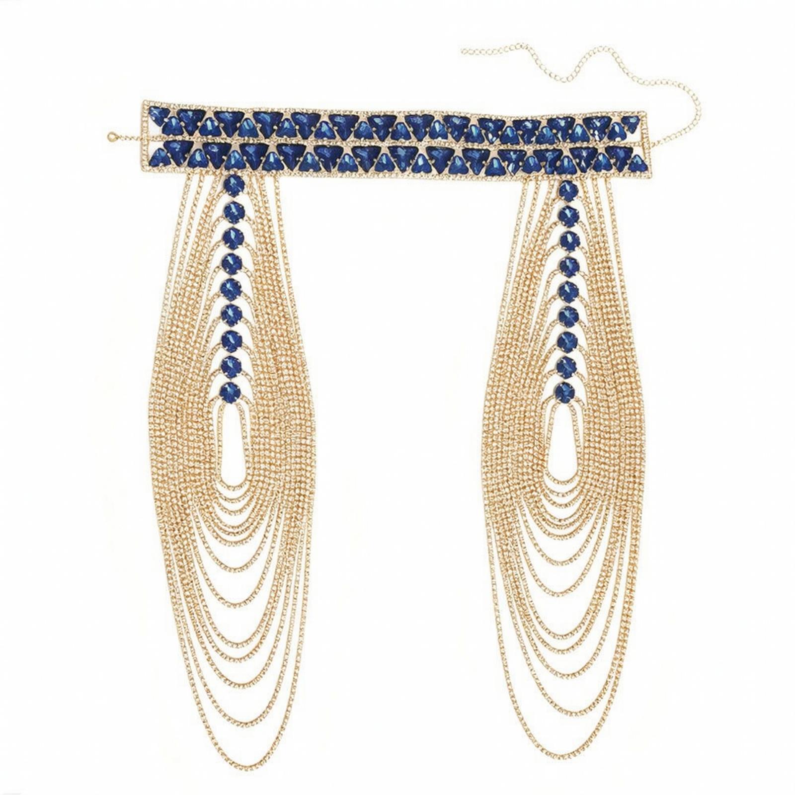 Elegant Women Shoulder Chain R - Body Jewelry Materials recension och pris