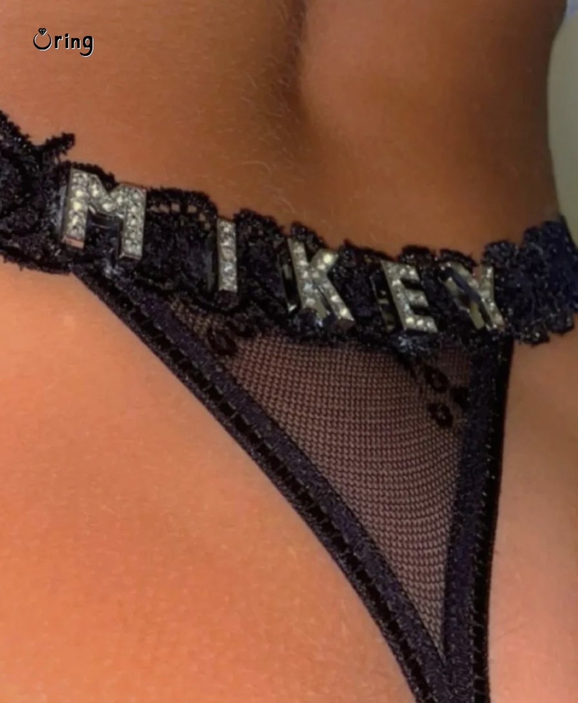 Custom Thongs with Name for Bo - Body Jewelry Names recension och pris