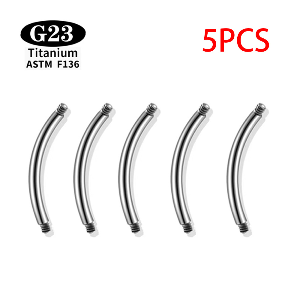 5 Pcs/Lot ASTM F136 Titanium I - Body Jewelry Dermal recension och pris