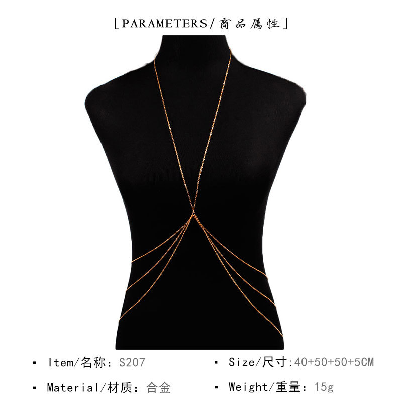 New Simple Style Chain Necklac - Body Jewelry Necklace recension och pris