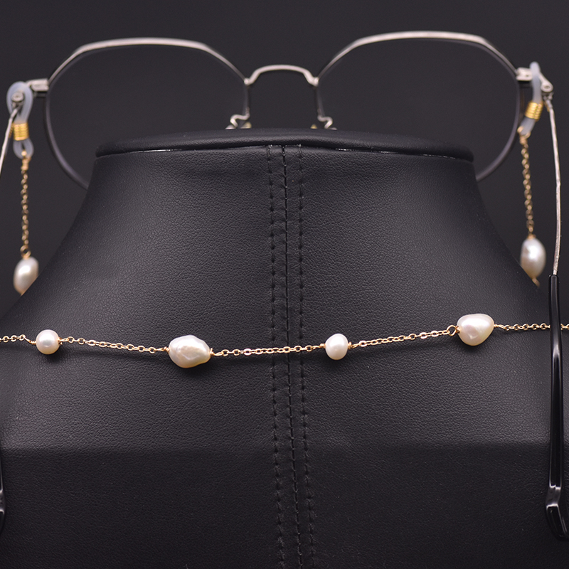 GLSEEVO Natural Baroque Pearl  - Body Jewelry Necklace recension och pris