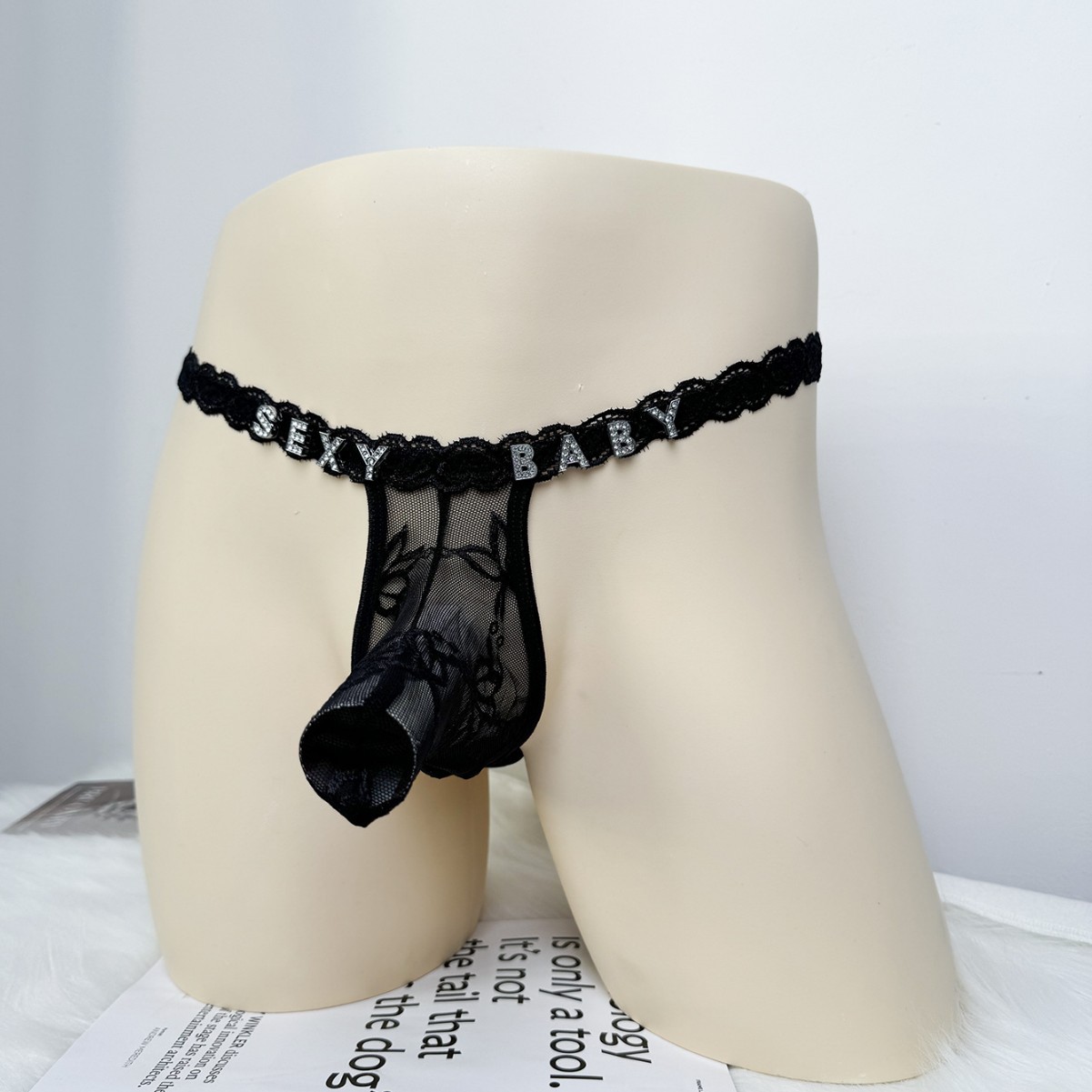 New Custom Thongs Men Name Pan - Body Jewelry Names recension och pris