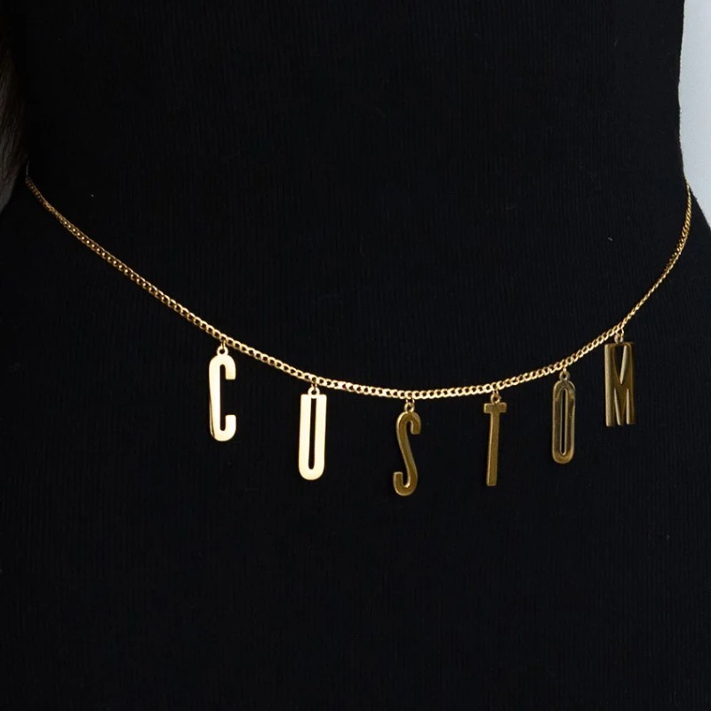 Personalized Custom Name Waist - Body Jewelry Names recension och pris