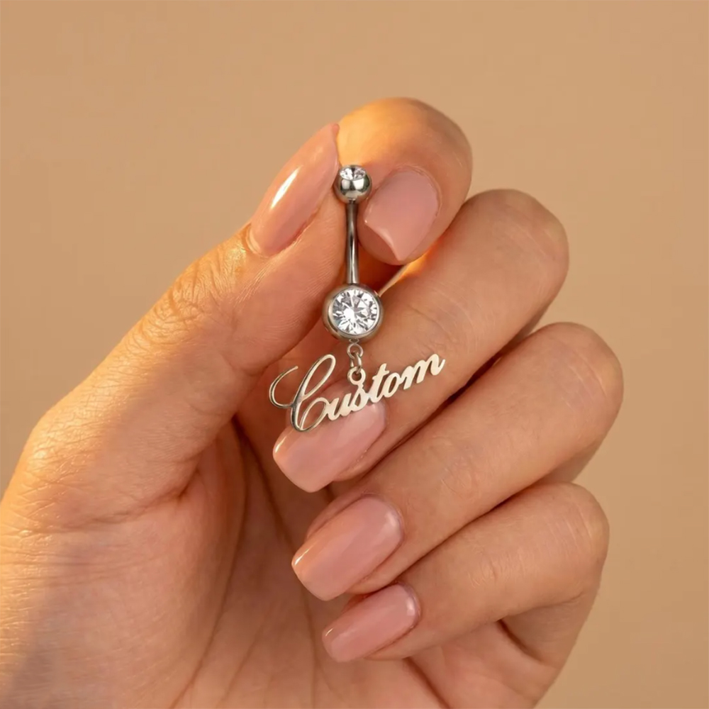 Personalized Zircon Customized - Body Jewelry Names recension och pris
