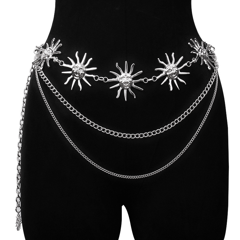 Chunky Multilayer Punk Gothic  - Body Jewelry Dress recension och pris
