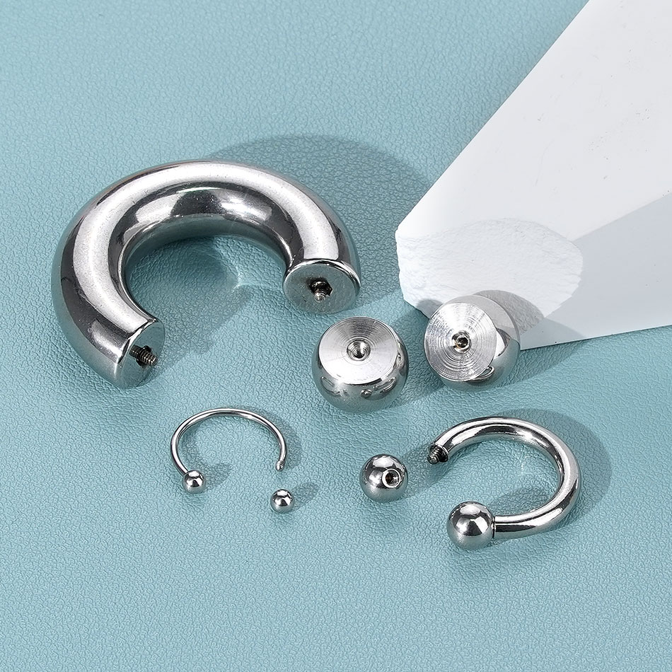 1PC 18G-00G Large Gauge Stainl - Body Jewelry Hangers recension och pris