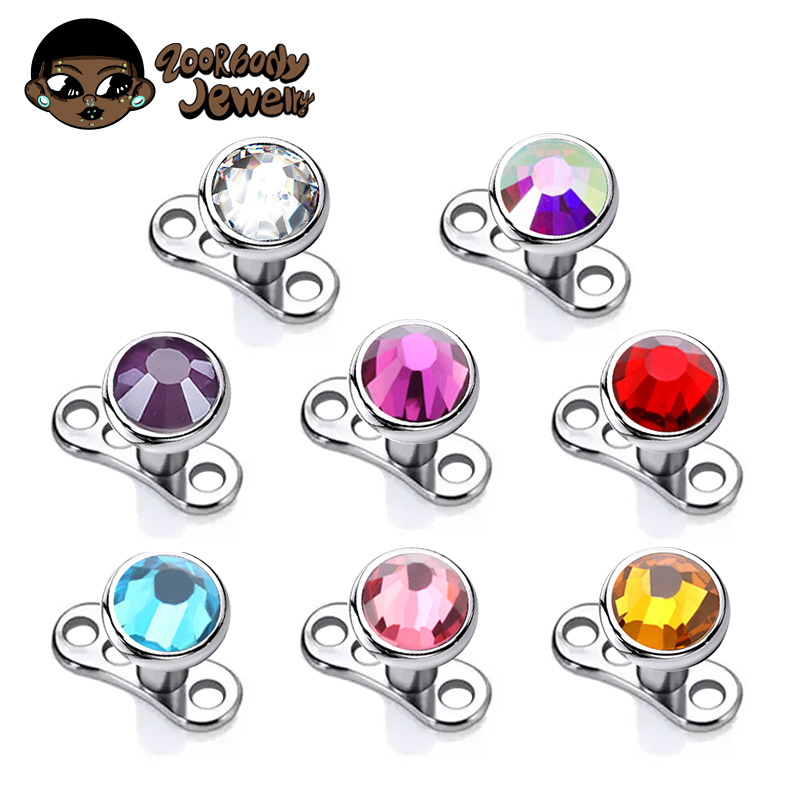 G23 Titanium Piercing Micro De - Body Jewelry Dermal recension och pris