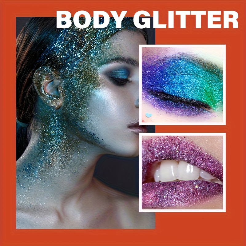 12-color Glitter Rainbow Set w - Body Jewelry Glue recension och pris