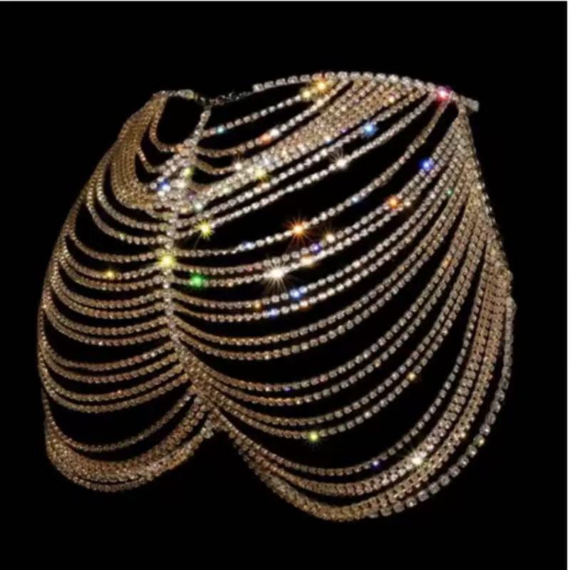 1pcSexy Fashionable Rhinestone - Body Jewelry Dress recension och pris