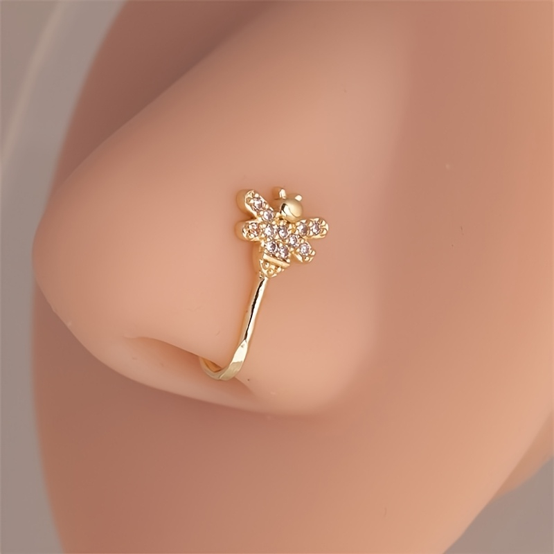 1-piece cute little bee zircon - Body Jewelry Materials recension och pris